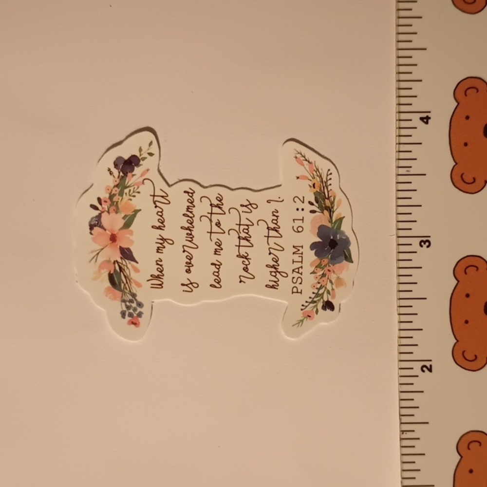 10/$10 Inspirational Bible Verse Jesus Biblical God Faith Heaven Sticker Decal